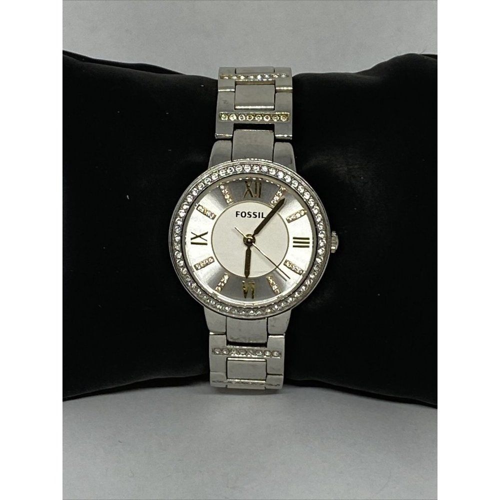 Fossil ES3504 Womens Silver Stainless Steel Analog